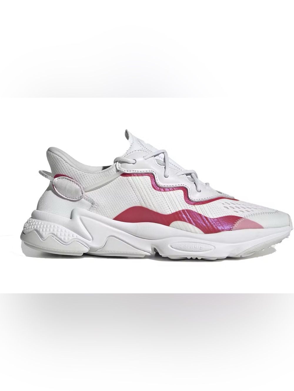 NWT Adidas Ozweego Crystal White Pink Iridescent Sneakers
